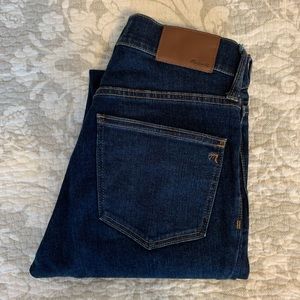 Madewell 9” High Rise skinny larkspur wash 25 tall